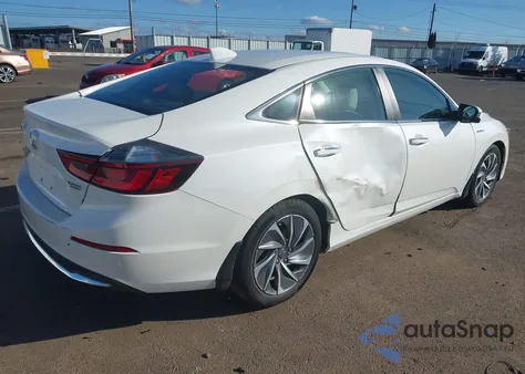 2019 Honda Insight Touring z USA, uszkodzony, nr VIN 19XZE4F90KE032835